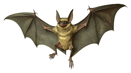 Fototapeta premium Pallid Bat in Flight Night Wildlife Nature Animal Mammal