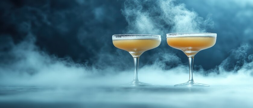 Creating Ethereal Atmosphere with a Nitrogen Frozen Margarita Drink Art