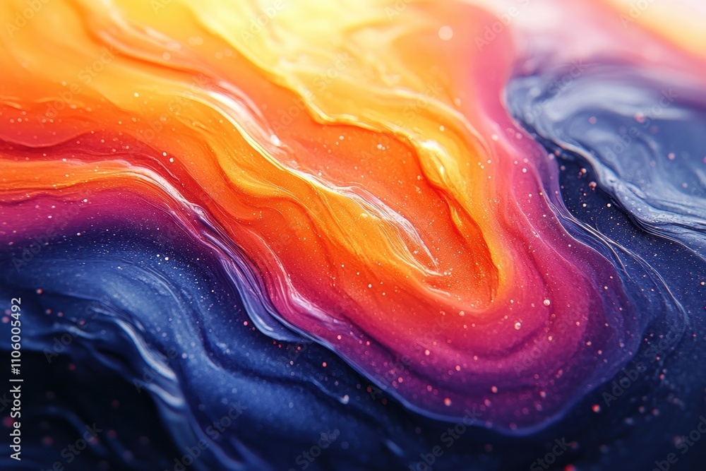 Poster tilt shift compositions with abstract backgrounds, exploring artistic boundaries