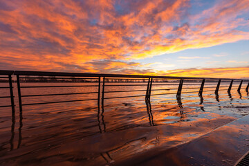 crue sur la Dordogne