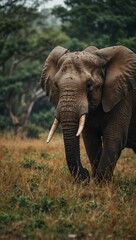 Elephant in the wild.