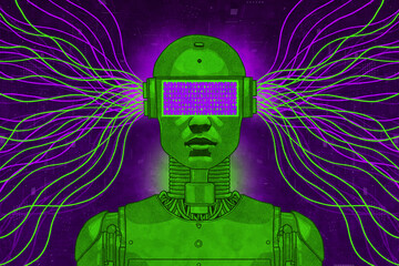 Robot processing lots of data