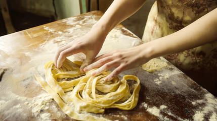 Experience the art of making fresh pasta by hand. Explore techniques to create delicious homemade fettuccine with simple ingredients and a touch of passion.
