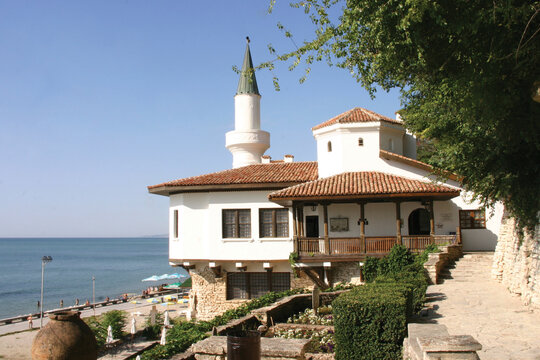 The Balchik Palace, Bulgaria. Known as the the Quiet Nest Palace, it was constructed between 1926 and 1937.