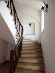 Interior at the Bethlen-Haller castle, Romania