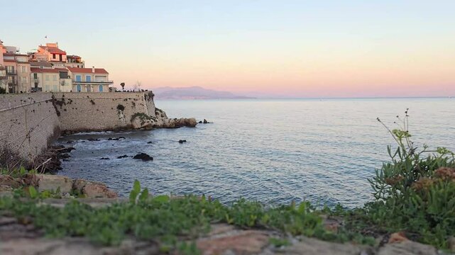 The city of Antibes, south of France