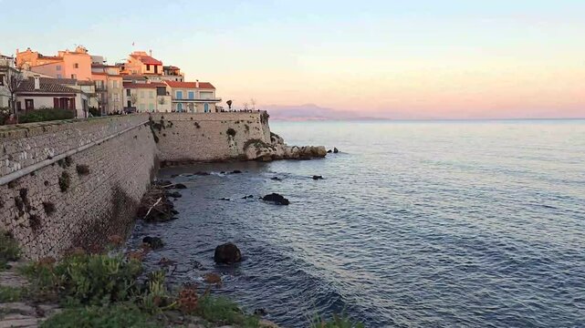 The city of Antibes, south of France