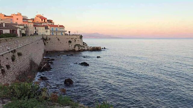 The city of Antibes, south of France