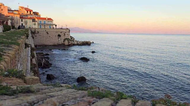 The city of Antibes, south of France