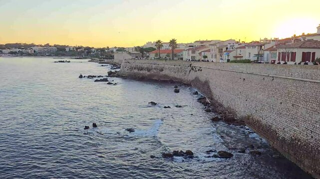 The city of Antibes, south of France