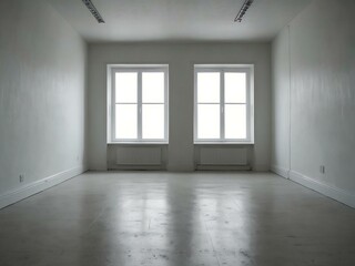 Obraz premium Empty white room.