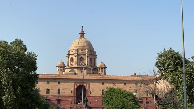 4K Cinematic footage of Rashtrapati Bhavan