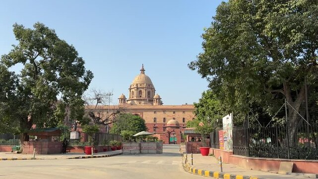 4K Cinematic footage of Rashtrapati Bhavan