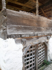 Old house at the Village Museum of Valcea County, Romania