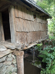 Watermill of Valea Rudariei, District Caras-Severin, Romania. 22 functional mills along the water course still exist.