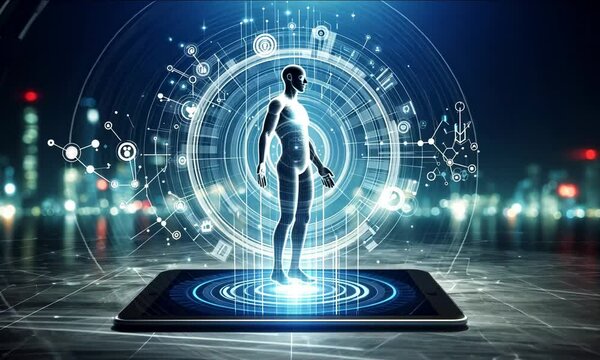 Futuristic Human Augmentation | Digital Human and Technology Fusion in Virtual Reality World