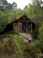 An old house in the village of Ruptura, Mehedinți county, Romania