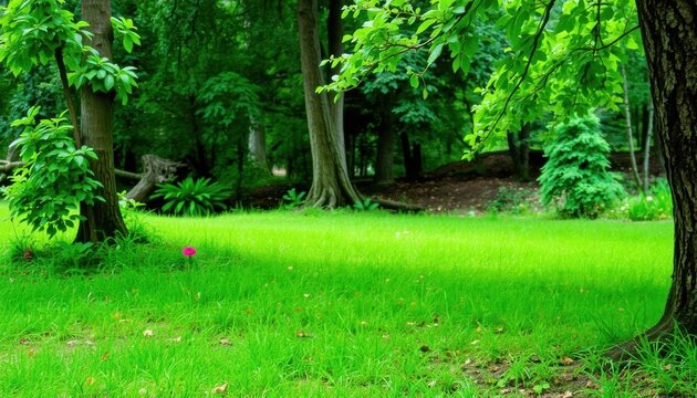 a background green fores
