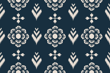 Motifs African boho paisley Floral Ikat pattern embroidery border. Ethnic ikat floral Ethnic Indian Pattern Ikat pattern Ethnic Pattern.Border Indian floral Aztec embroidery border seamless patterns.