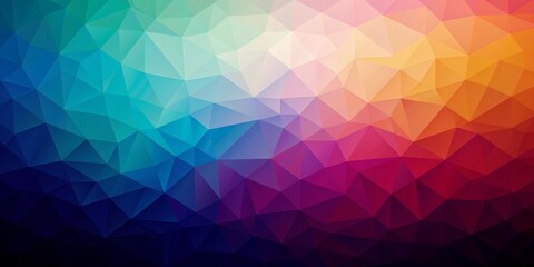 Obraz premium Abstract Colorful Low Poly Geometric Background