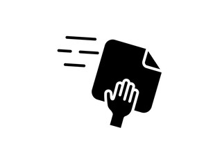 cleaning cloth icon simple flat style, pictogram vector illustration isolated on white