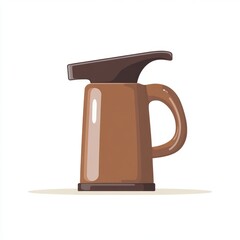 Brown Ceramic Coffee/Tea Mug