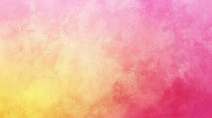Soft Grainy Gradient in Yellow and Pink Tones Creating a Warm and Dreamy Abstract Background