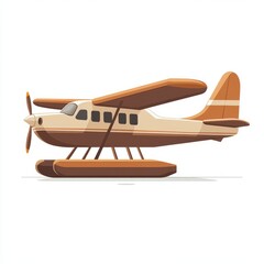 Vintage Seaplane Illustration