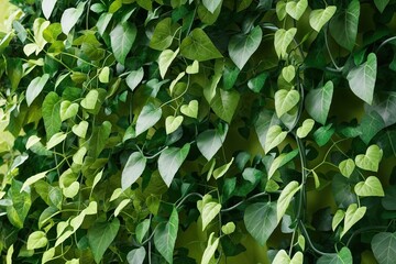 Realistic 3D Model of Leafy Climbing Vine for Garden Freshness and Summer Vibe