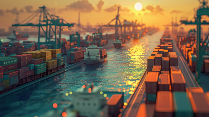 Domestic export transportation and logistics,