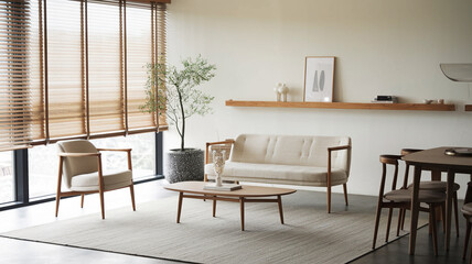 dining room with table