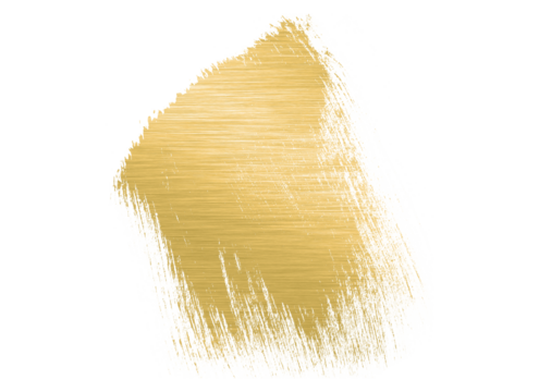 Golden paint Realistic brush. luxury gold Decorative glittering brush stroke.