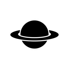 Planet Saturn icon isolated on transparent background, Planet Saturn PNG