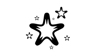 Sparkle star icon set. Simple star burst symbol. Vector stars sparkle firework, decoration twinkle, shiny flash icon. Transparent png and vector illustration.