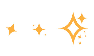 Sparkle star icon set. Simple star burst symbol. Vector stars sparkle firework, decoration twinkle, shiny flash icon. Transparent png and vector illustration.