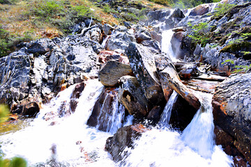 Postcards from different angles, on the way to the Beban waterfall.