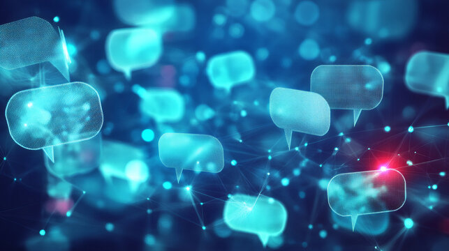 Revolutionary idea of digital conversations connecting people globally through online discussion forums and social media platforms