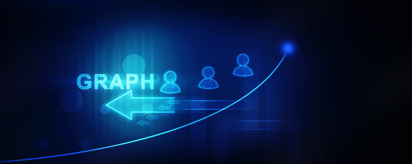 2d illustration Business Network concept
