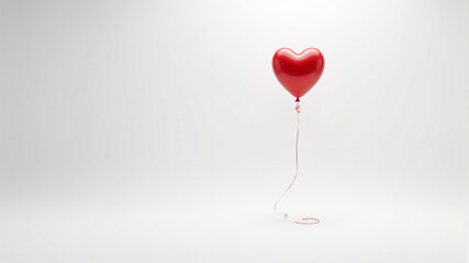 Symbol of Love: Heart-Shaped Balloon Image