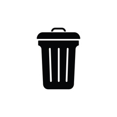 Trash bin icon. Trash bin isolated on transparent background, Trash bin PNG