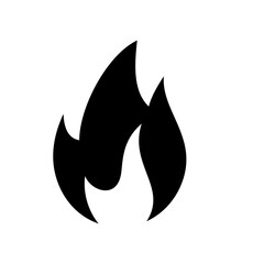 fire icon, flames isolated on transparent background, bonfire PNG