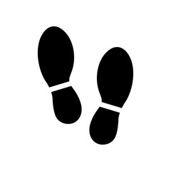 shoe footprints icon. shoe footprints isolated on transparent background, shoe footprints  PNG