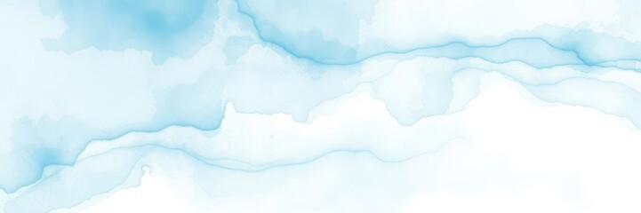 Abstract light blue watercolor background resembling flowing water, background, blue