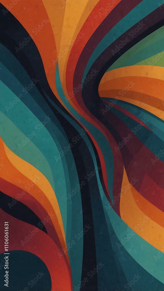 Poster flat abstract background with a modern design.