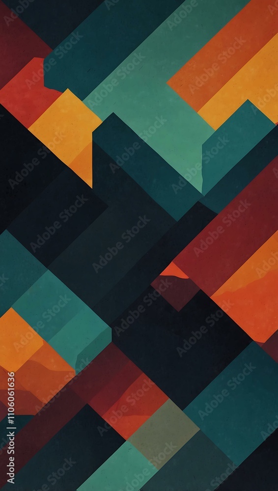 Poster flat abstract background with a modern design.