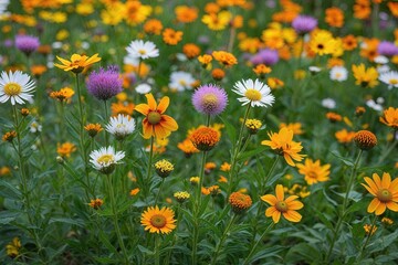 Cerebral Garden of Wildflowers for Mental Resilience and Affirming Beliefs