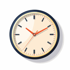 Time Clock Watch Isolated Icon Vector Illustration