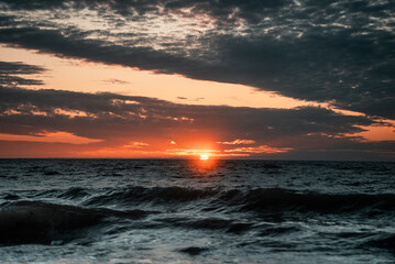 Sonnenuntergang an der Ostsee