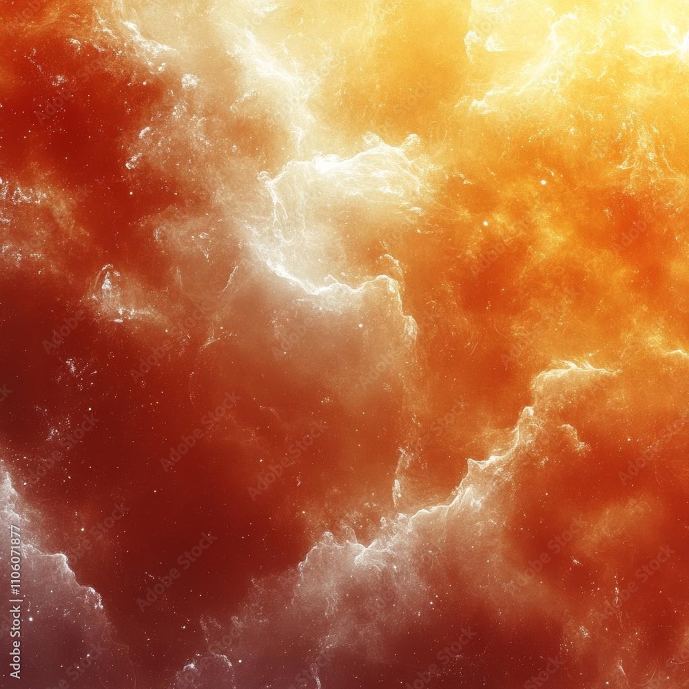 Poster orange white gradient background, grainy texture smooth color gradient noise texture, copy space