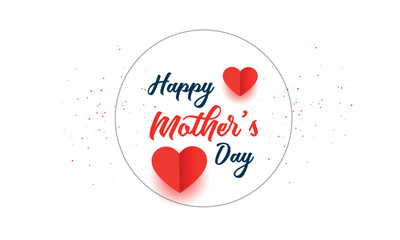 Happy mother's Day Greeting Card Design with Typography Lettering on color Background. Vector Celebration Illustration for the Best Dad. mother's Day Template for Banner, Flyer Postcard, vector